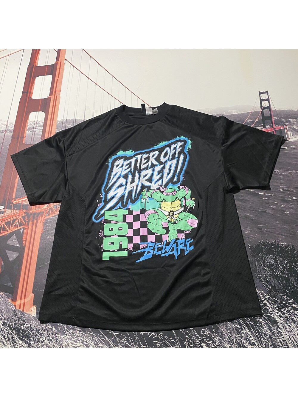 Teenage Mutant Ninja Turtles Graphic Tee Size XS Oversized W22” L28” Divided H&M